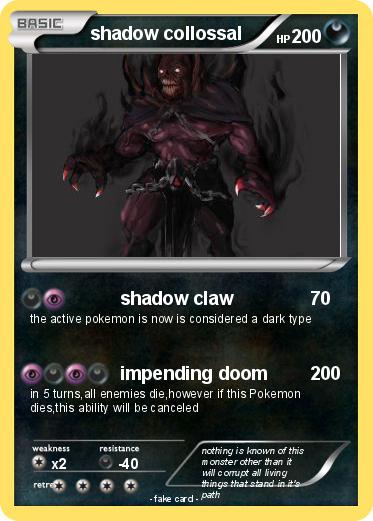 Pokemon shadow collossal