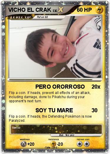 Pokemon VICHO EL CRAK