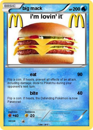 Pokemon big mack