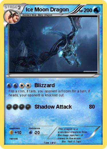 Pokemon Ice Moon Dragon