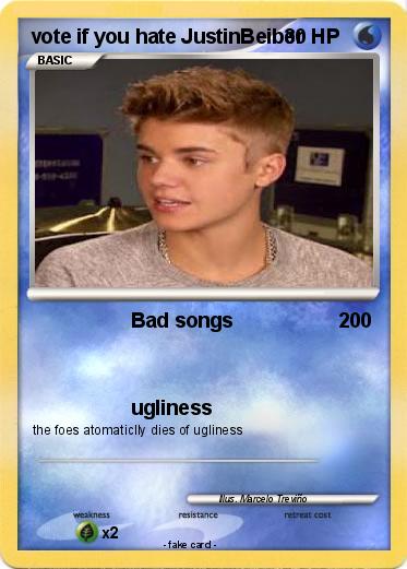 Pokemon vote if you hate JustinBeiber