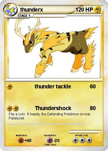 Pokemon thunderx