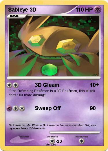 Pokemon Sableye 3D
