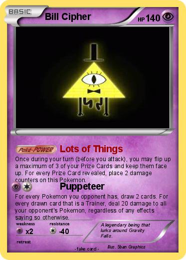 Pokemon Bill Cipher