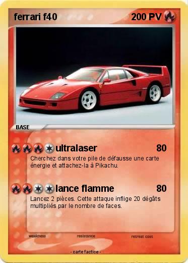 Pokemon ferrari f40
