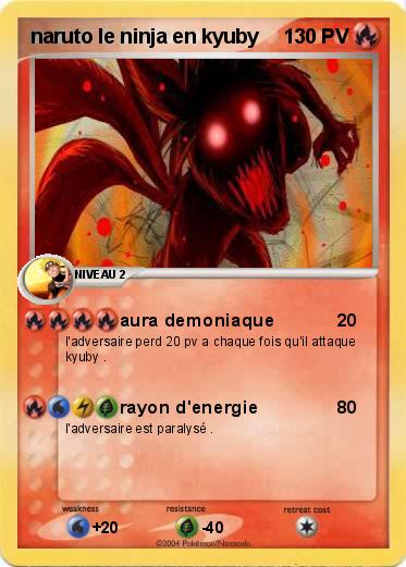 Pokemon naruto le ninja en kyuby