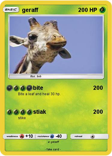 Pokemon geraff