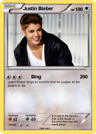 Pokemon Justin Bieber