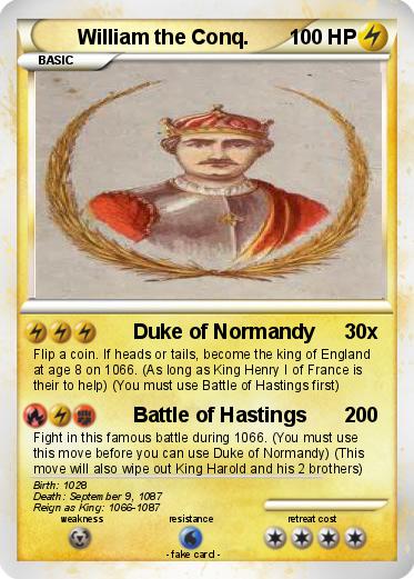 Pokemon William the Conq.