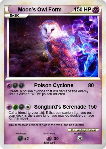 Pokemon Moon's Owl Form