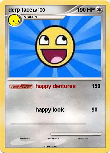 Pokemon derp face