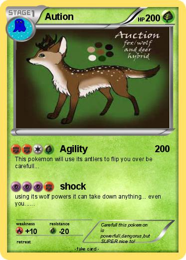 Pokemon Aution