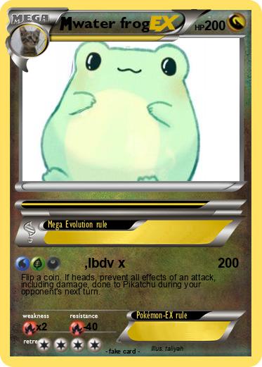 Pokemon water frog