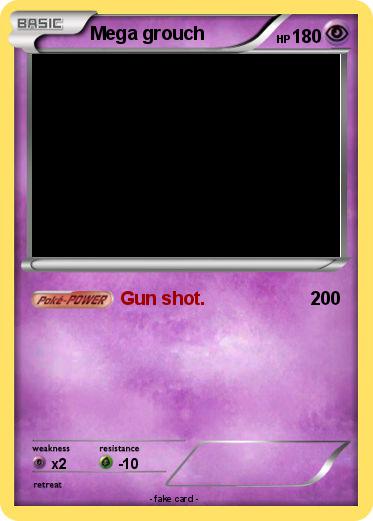 Pokemon Mega grouch