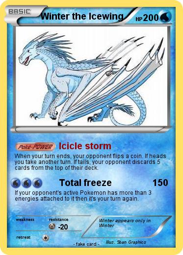Pokemon Winter the Icewing