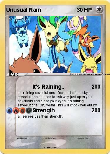 Pokemon Unusual Rain
