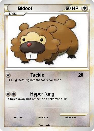 Pokemon Bidoof