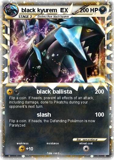 Pokemon black kyurem  EX