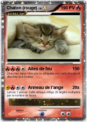 Pokemon Chaton (rouge)