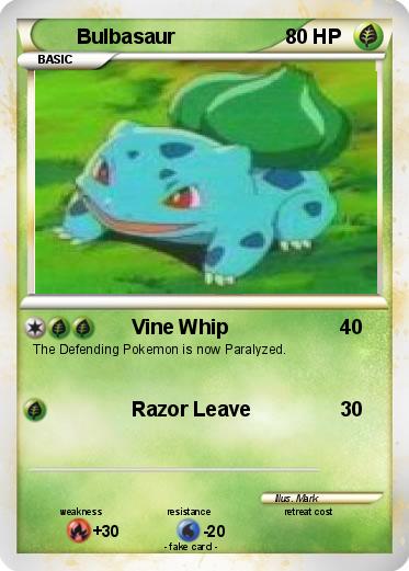 Pokemon Bulbasaur