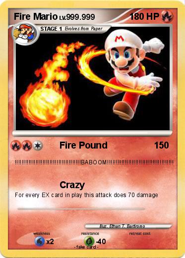 Pokemon Fire Mario