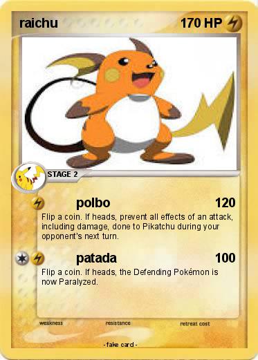 Pokemon raichu