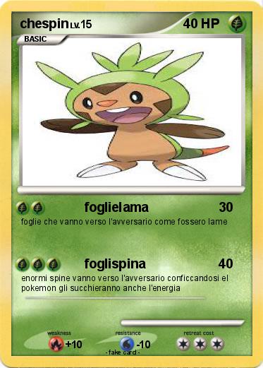 Pokemon chespin