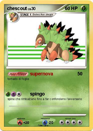 Pokemon chescout