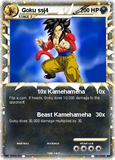 Pokemon Goku ssj4