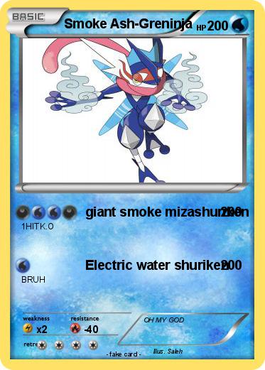 Pokemon Smoke Ash-Greninja