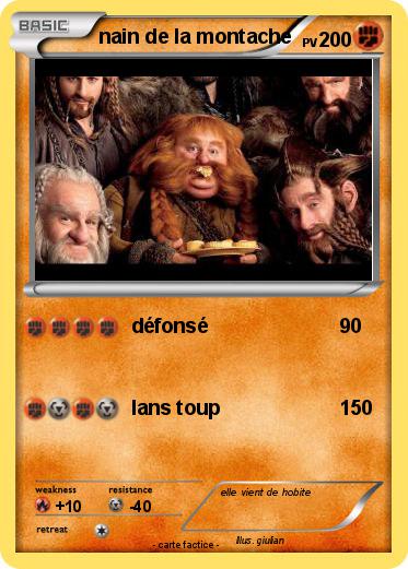 Pokemon nain de la montache