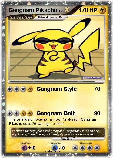 Pokemon Gangnam Pikachu