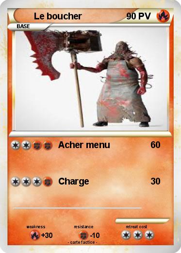 Pokemon Le boucher