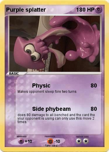 Pokemon Purple splatter