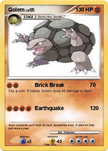 Pokemon Golem