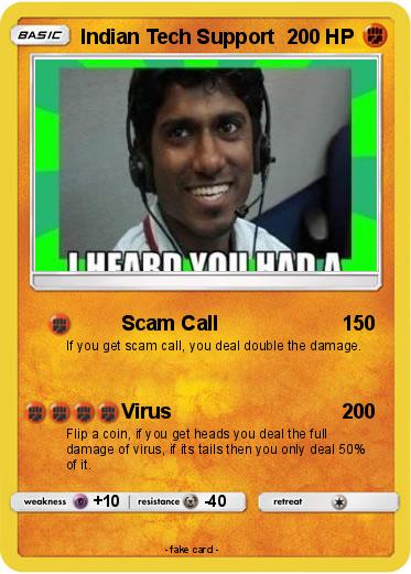 Pokemon Indian Tech Support