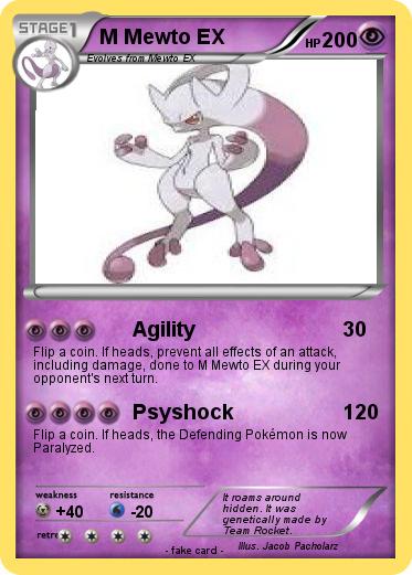 Pokemon M Mewto EX