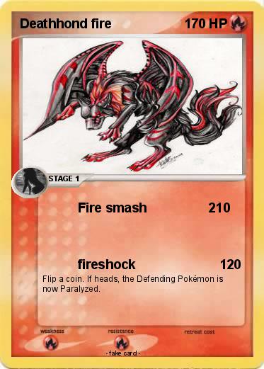 Pokemon Deathhond fire