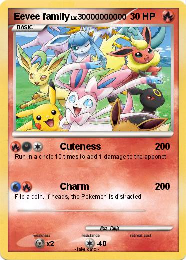 Pokemon Eevee family
