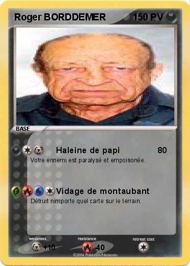Pokemon Roger BORDDEMER