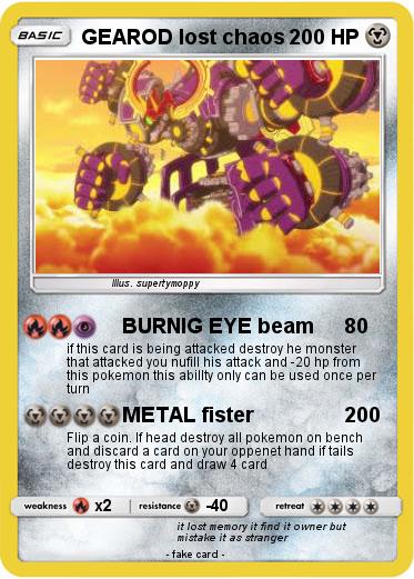 Pokemon GEAROD lost chaos