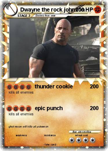 Pokemon Dwayne the rock johnson