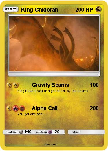 Pokemon King Ghidorah