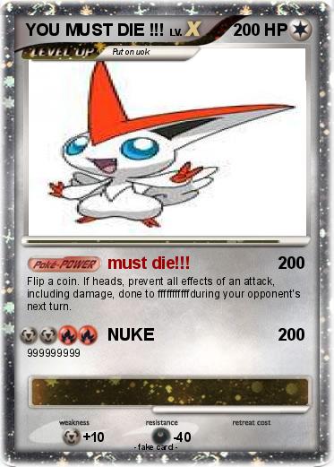 Pokemon YOU MUST DIE !!!