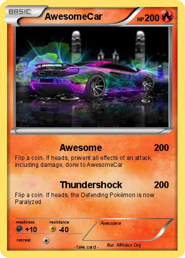 Pokemon AwesomeCar