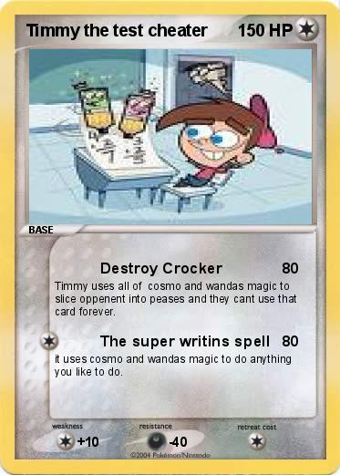 Pokemon Timmy the test cheater