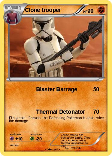 Pokemon Clone trooper