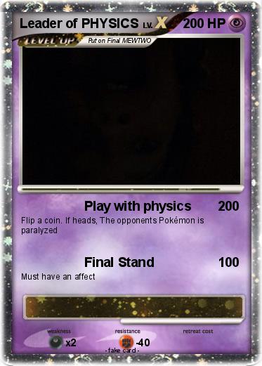Pokemon Leader of PHYSICS