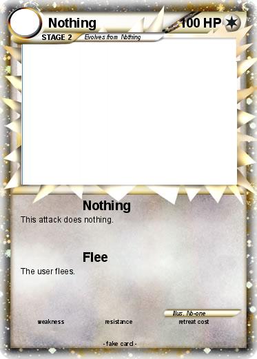 Pokemon Nothing