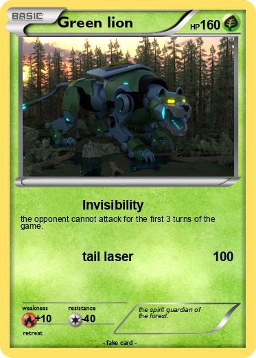 Pokemon Green lion